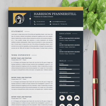 Page A4 Resume Templates 83977