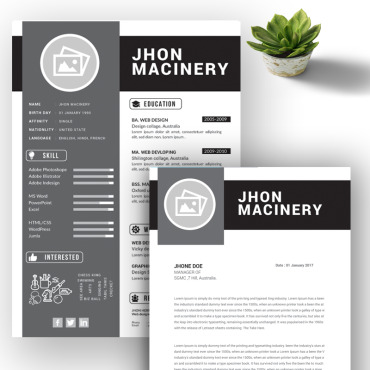 Page Resume Resume Templates 83999