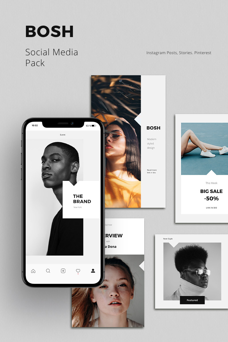 BOSH - Pack Social Media Template