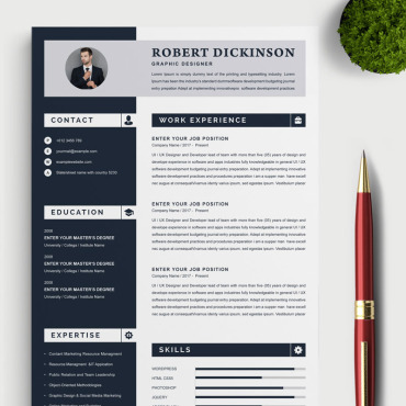 Page A4 Resume Templates 84120
