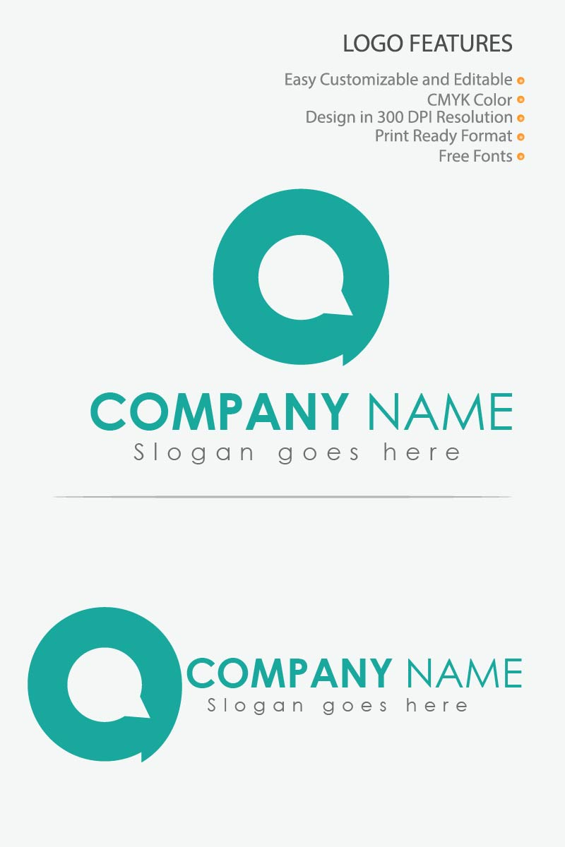 Chat A Letter Logo Template