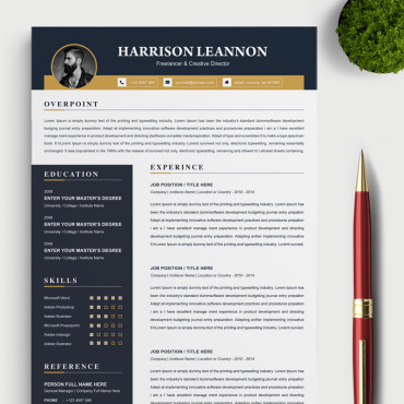 Page A4 Resume Templates 84140