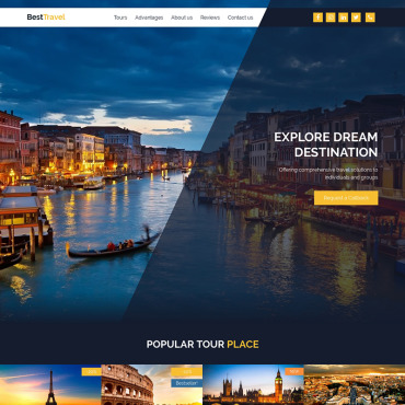Css3 Jquery Landing Page Templates 84159