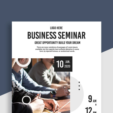 Seminar Flyer Corporate Identity 84184