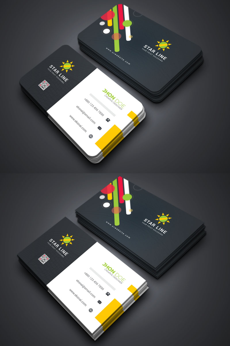 Star Line - Business Card - Corporate Identity Template