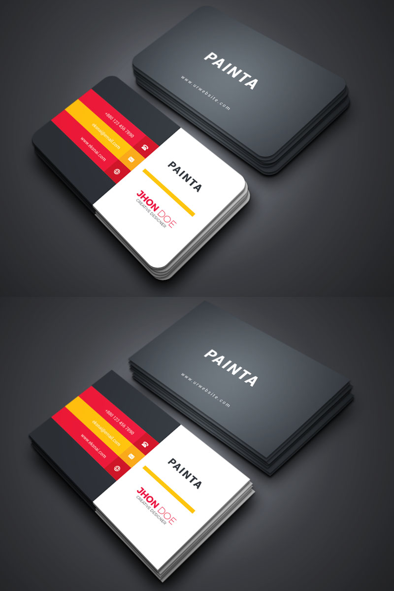 Painta - Business Card - Corporate Identity Template