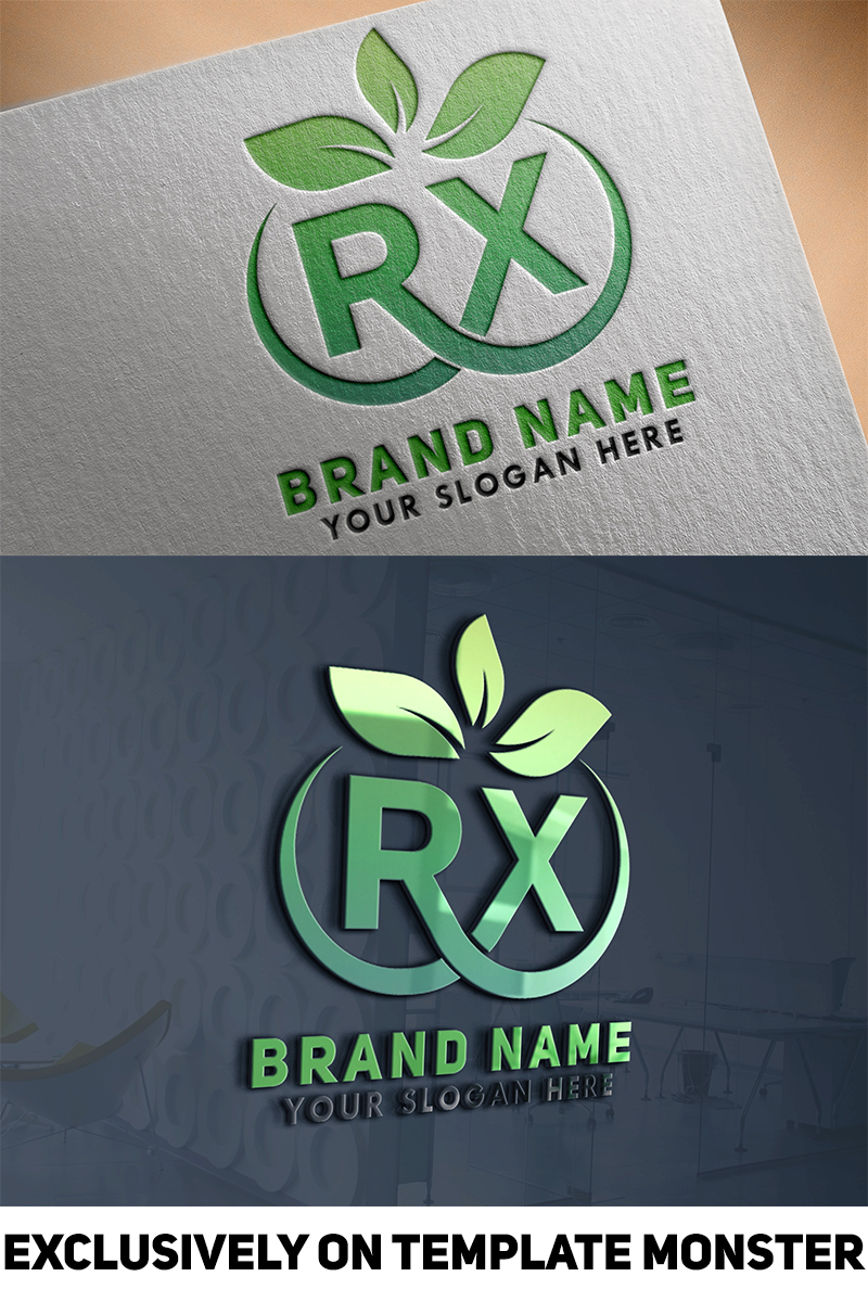 RX Letter Logo Template