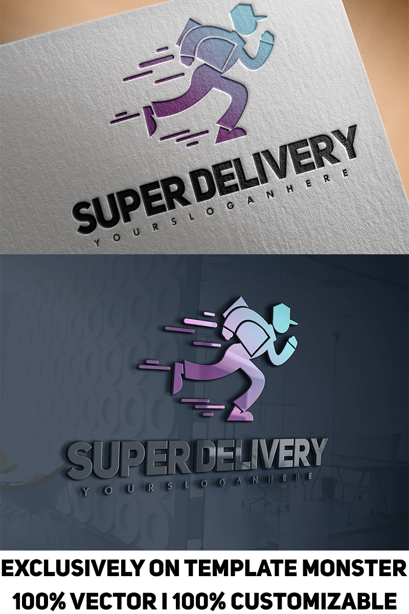 Super Delivery Logo Template