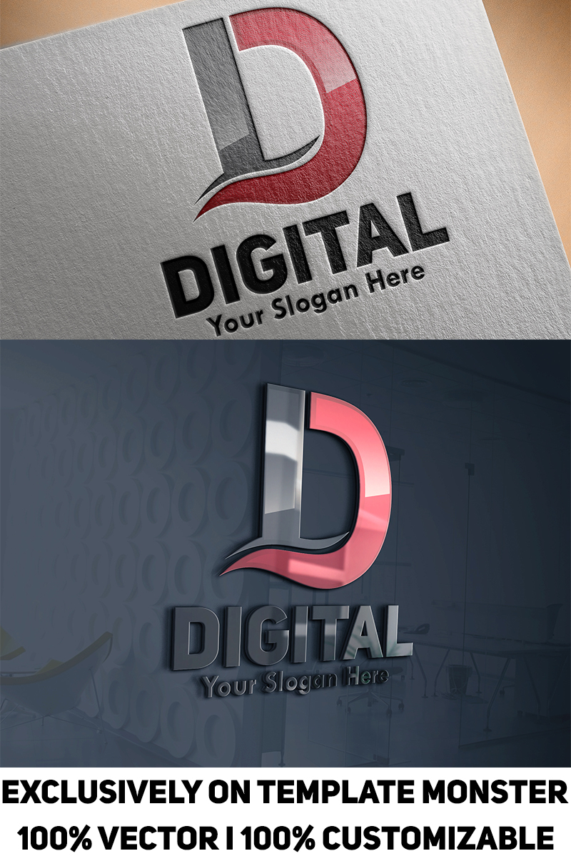Digital Business Logo Template