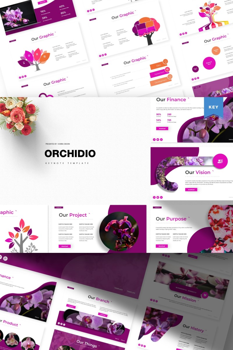 Orchidio - Keynote template
