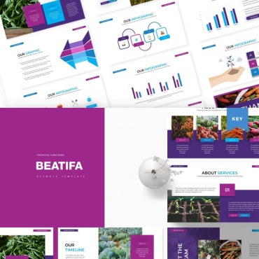 Fresh Organic Keynote Templates 84270