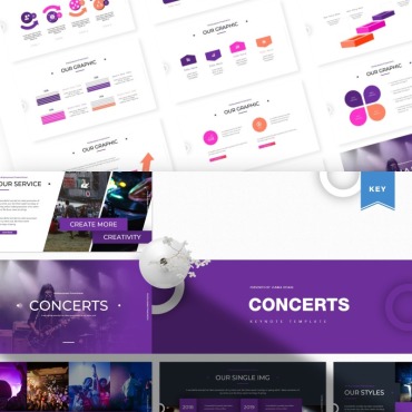 Music Sound Keynote Templates 84283