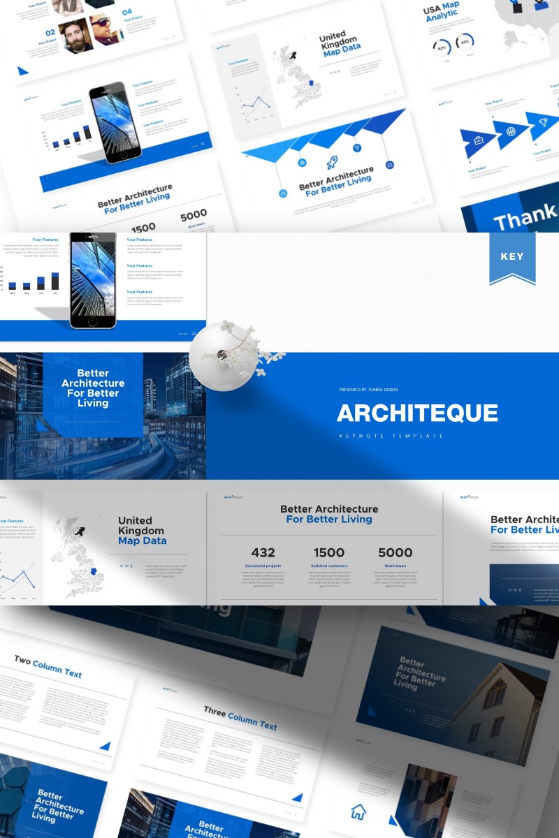 Architeque - Keynote template