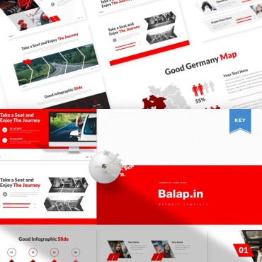 Garage Vehicle Keynote Templates 84296