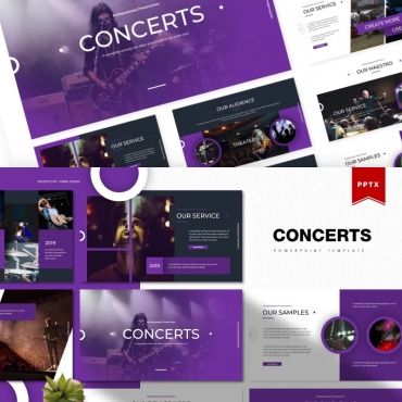 Music Sound PowerPoint Templates 84327