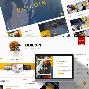 Building Business PowerPoint Templates 84336