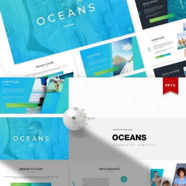 Ocean Water PowerPoint Templates 84337