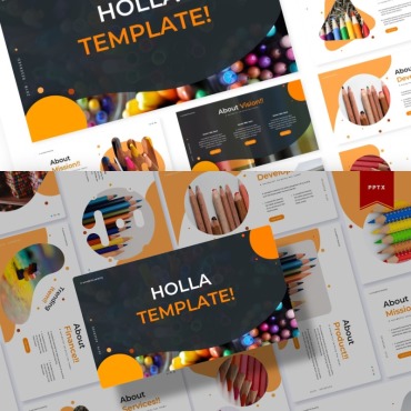 Pencil Drawing PowerPoint Templates 84353