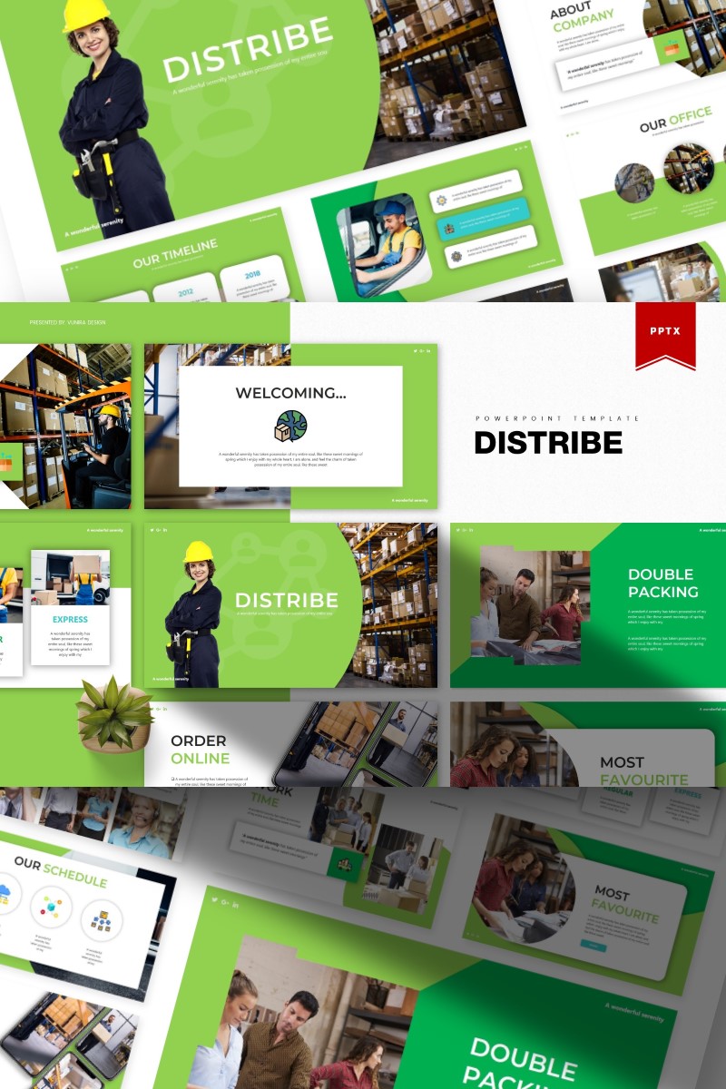 Distribe | PowerPoint template