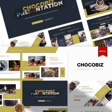 Brown Choco PowerPoint Templates 84362