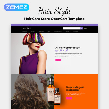 Beauty Care OpenCart Templates 84365