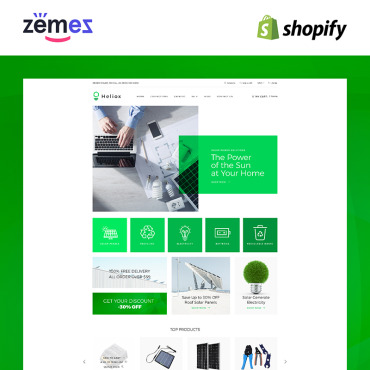 Recycling Solar Shopify Themes 84427