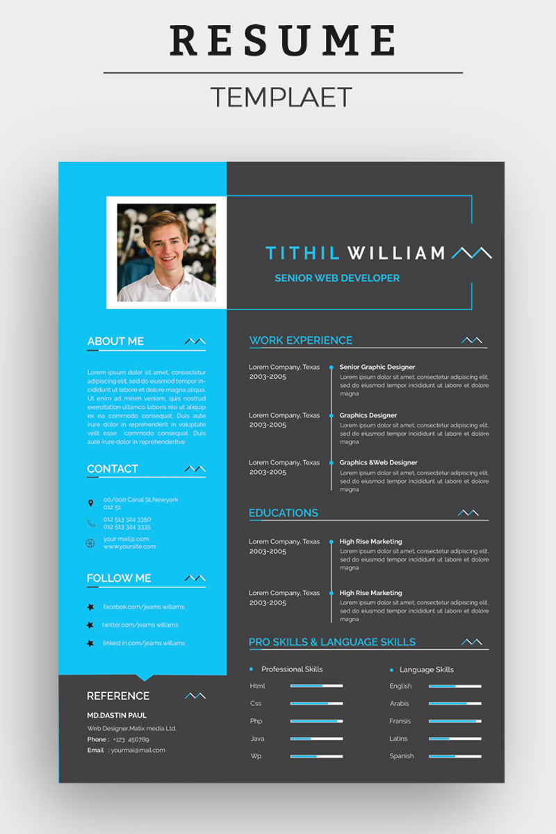 Tithil Create Editable Resume Template