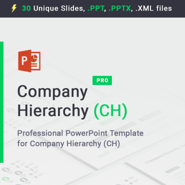 Company Hierarchy PowerPoint Templates 84447