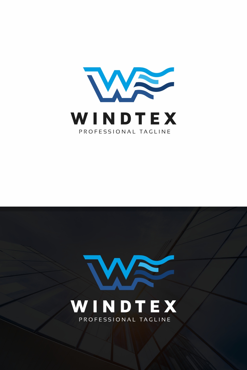 Windtex - W Letter Logo Template