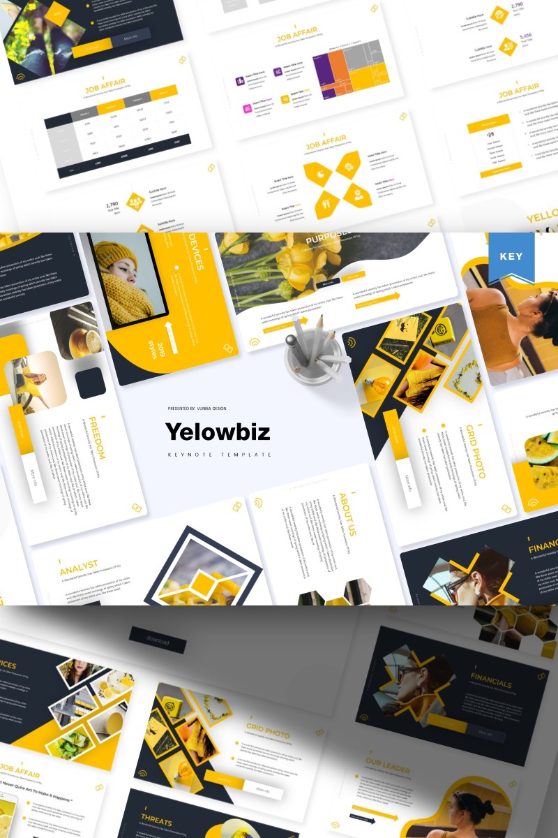 Yellowbiz - Keynote template