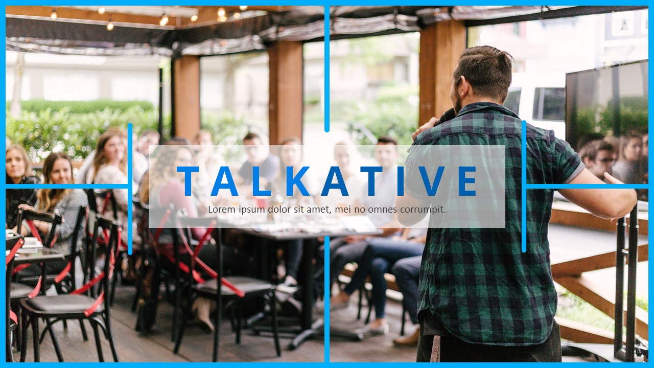 Talkative - Elite Business PowerPoint template