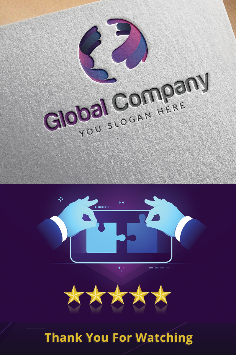 Global Company Logo Template