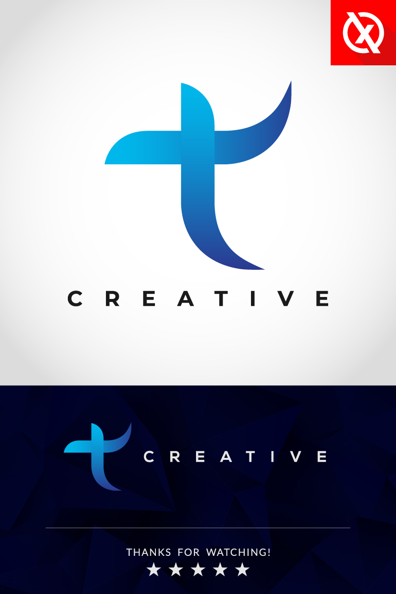 Creative Brand T - Letter Logo Design