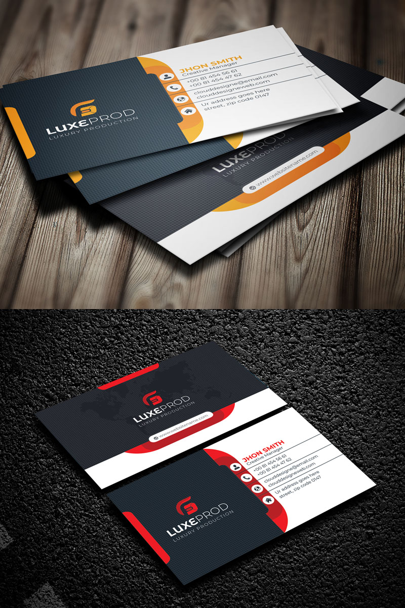 Smith Business Card - Corporate Identity Template