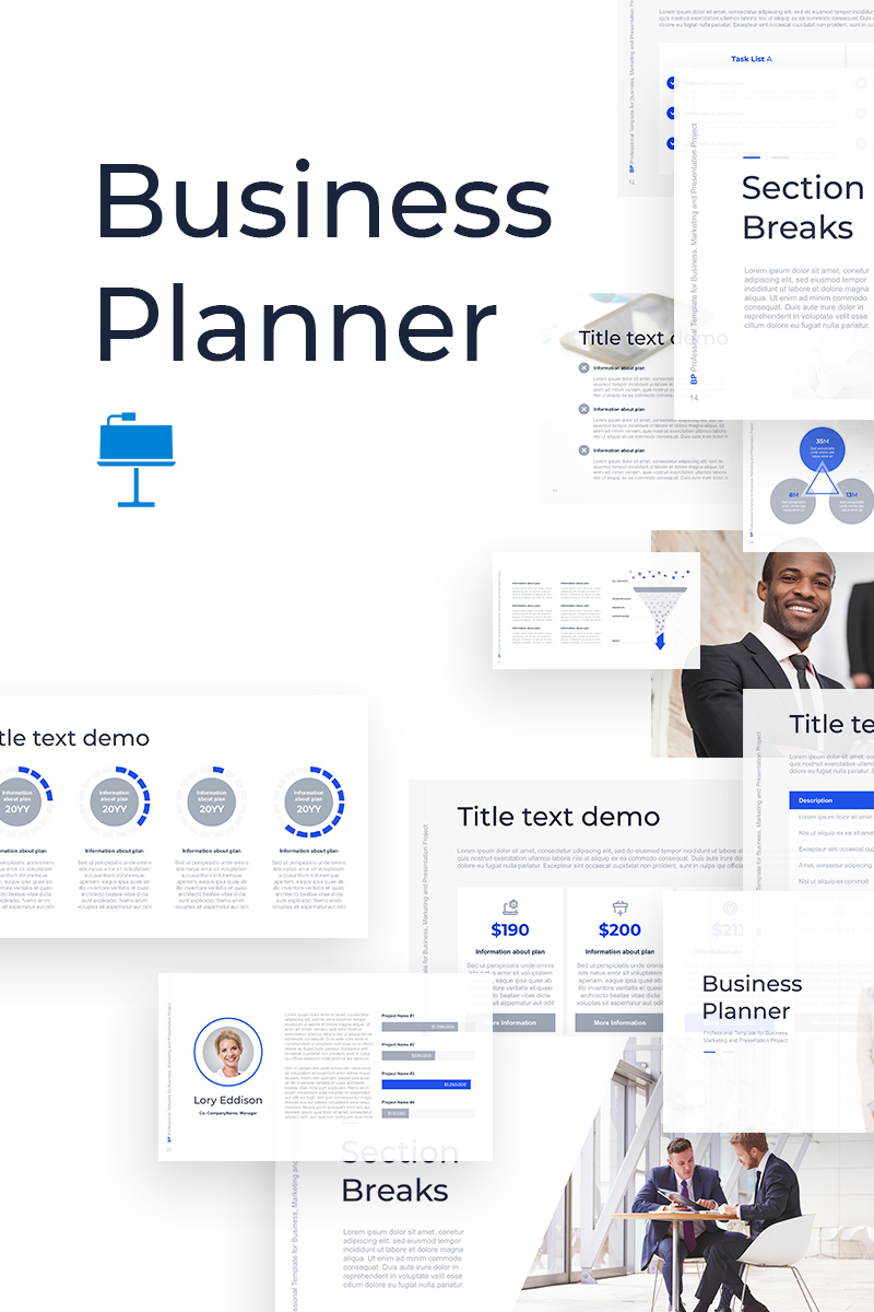 Business Planner - Keynote template