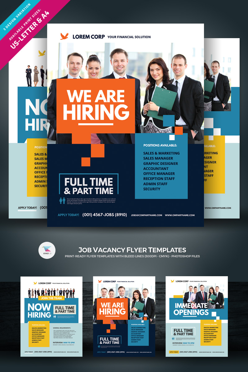 Job Vacancy Flyer - Corporate Identity Template