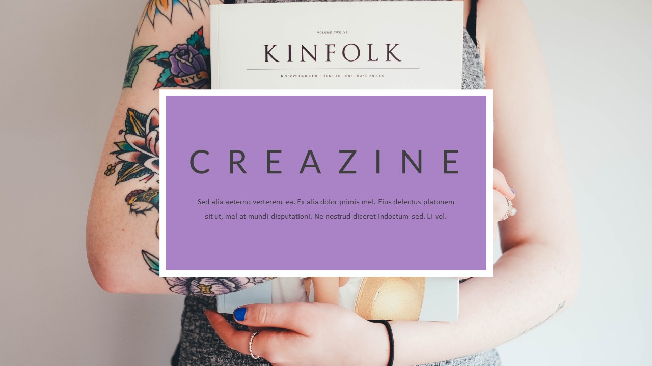 Creazine - Creative Magazine Google Slides