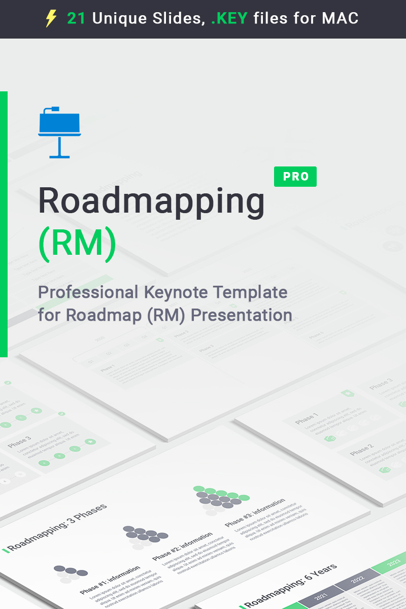 Roadmapping - Keynote template