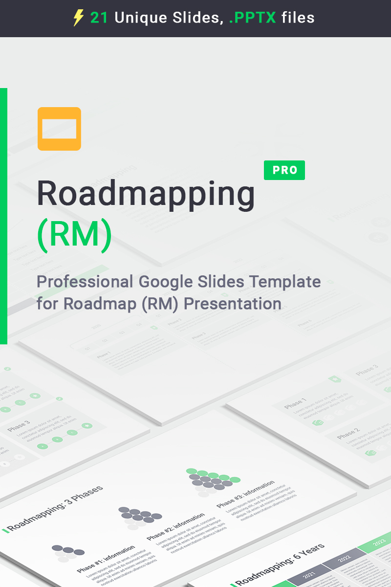 Roadmapping Google Slides