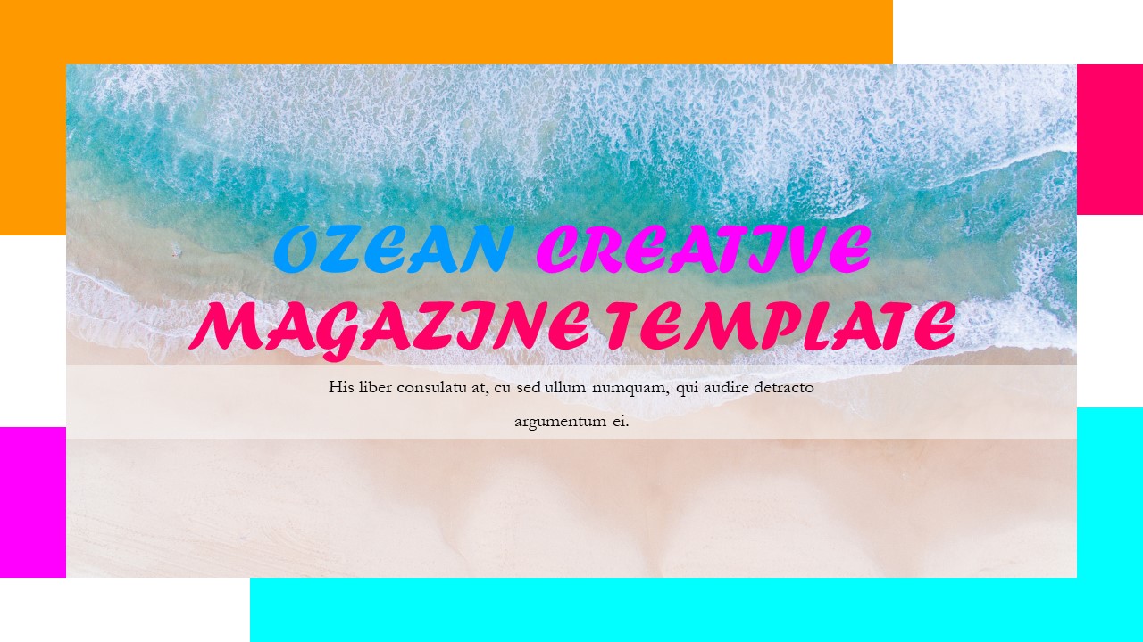 Ozean - Creative Magazine Google Slides