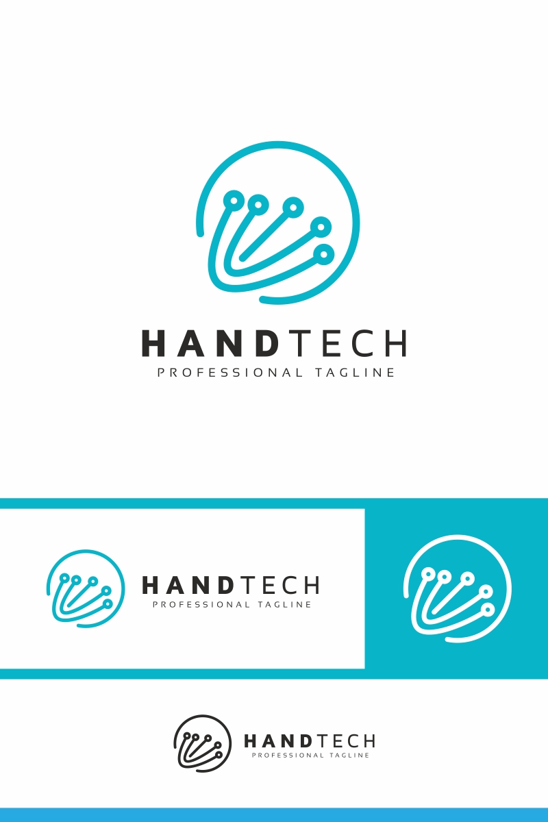 Hand Tech Logo Template