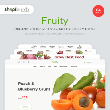 Vegetables Store Shopify Themes 85088