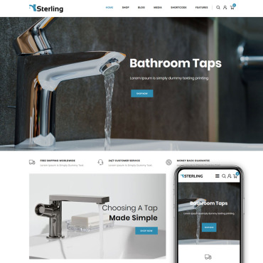 Plumber Accessories WooCommerce Themes 85157