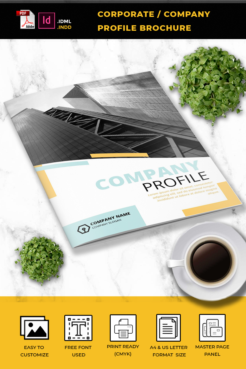Company Profile Brochure A4  Vol. 02 - Corporate Identity Template