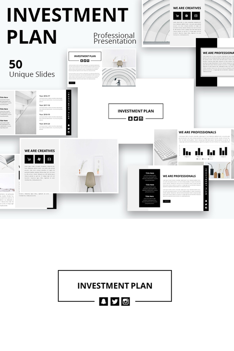 Investment Plan PowerPoint template