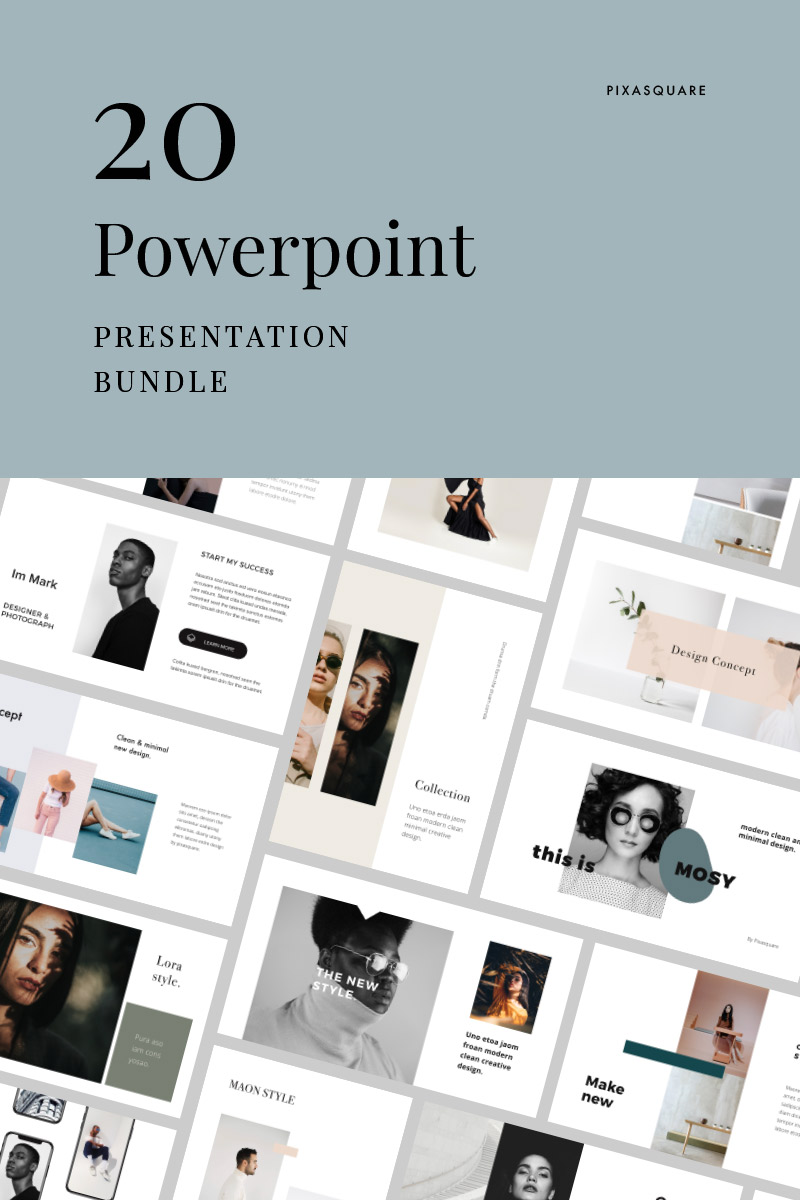 Bundle - 20 Presentation PowerPoint template
