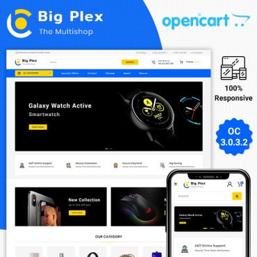 Opencart Bigplex OpenCart Templates 85234