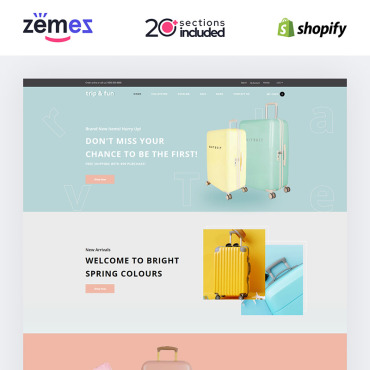 Traveling Trips Shopify Themes 85246
