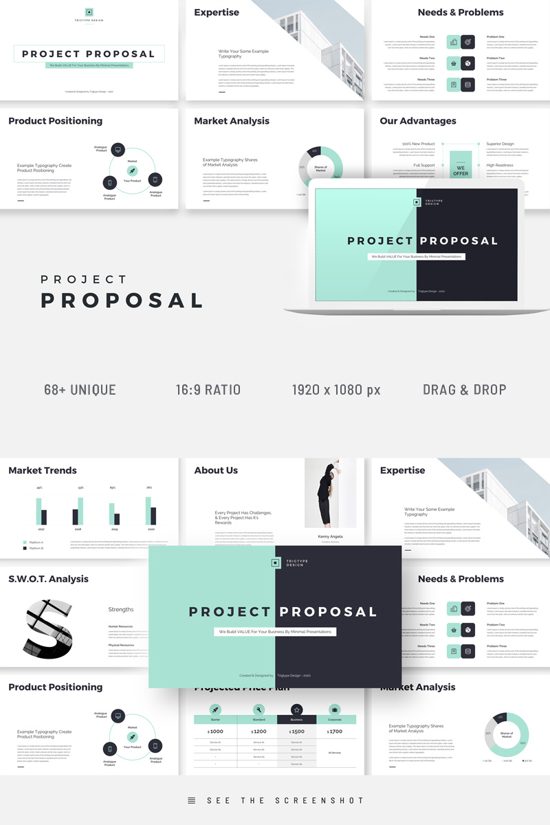 Project Proposal Business Plan - Keynote template