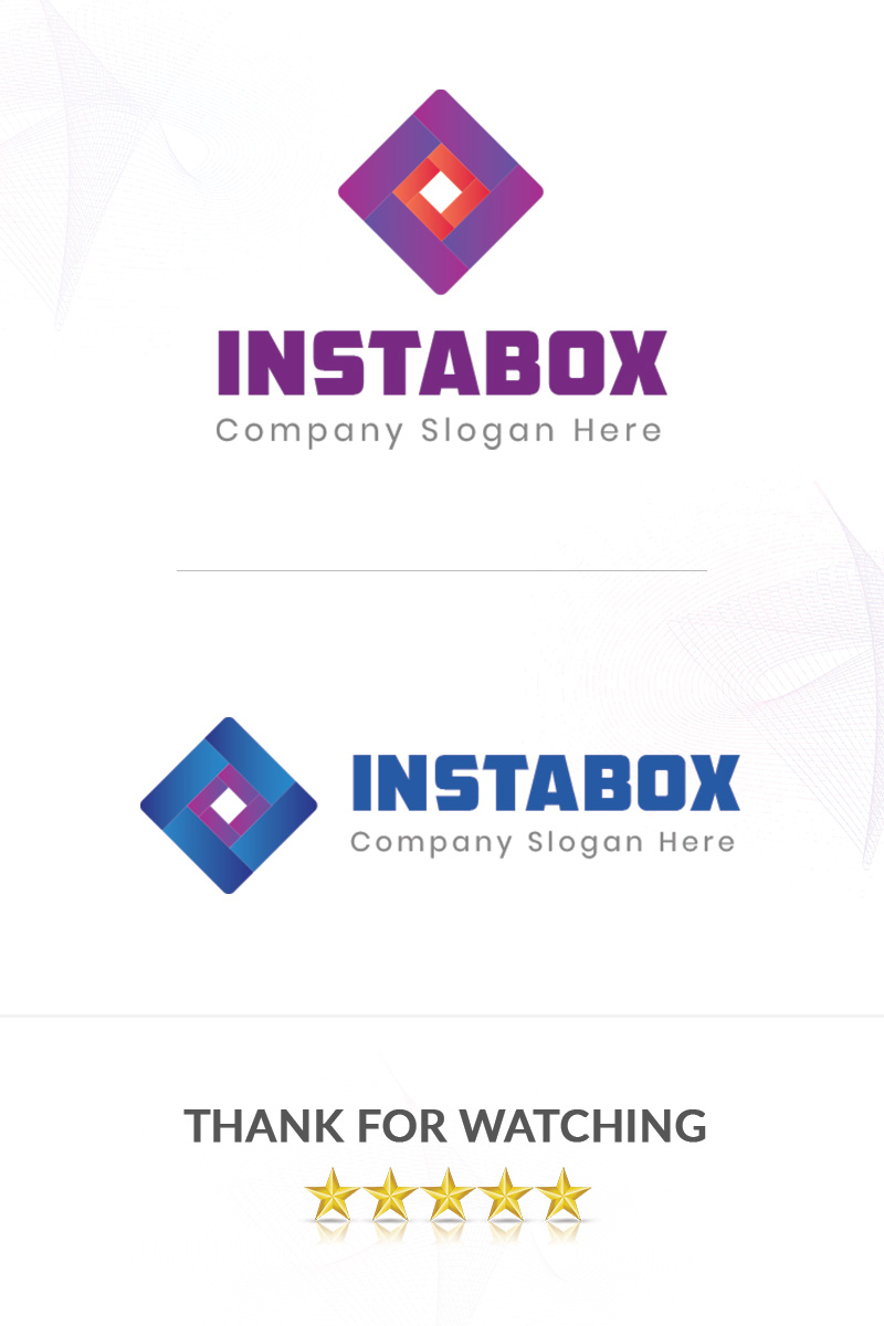 Instabox Logo Template